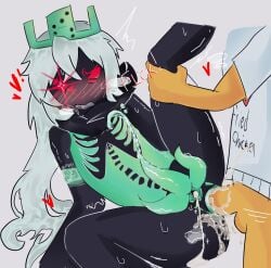 1x1x1x1 1x1x1x1_(forsaken) anal blush blush_lines crown cum_in_ass ejaculation faceless_male forsaken forsaken_(roblox) intersex leg_grab leg_up male_only red_eyes ribcage roblox roblox_game roblox_myth shedletsky shedletsky_(forsaken) sweating tentacle_dick transparent_body what white_hair yellow_skin