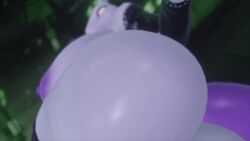 1girls 3d animated anthro armwear big_ass big_breasts close-up female from_behind mewtwo no_sound pokemon pokemon_(species) short_playtime slapping_butt sloppydragons solo tagme tail thighhighs video vrchat white_body