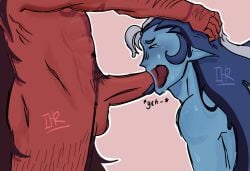 blowjob burning_spice_cookie cookie_run cookie_run_kingdom gay_sex mlm shadow_milk_cookie