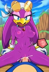 1boy ai_generated anthro cum_in_pussy darkkurama female impregnation male sonic_(series) sonic_the_hedgehog vaginal_sex wave_the_swallow