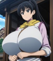 1girls absurdres ai_generated bakunyuu bangs big_breasts blue_eyes blunt_bangs breasts cleavage covered_nipples covering_breasts cowboy_shot curvaceous curvy eyebrows_visible_through_hair female_focus fighter_(goblin_slayer) fully_clothed fully_clothed_female gigantic_breasts goblin_slayer hi_res high_resolution highres huge_areolae huge_ass huge_breasts huge_butt huge_cleavage huge_nipples hyper_breasts kimono linea_alba long_hair long_hair_female long_purple_hair long_straight_hair looking_to_the_side navel nipples oppai skin_tight solo solo_female standing standing_female straight_hair toned_body top_heavy upper_body voluptuous voluptuous_female walking