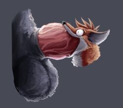 anthro balls big_dom_small_sub big_penis canine duo fangs fellatio fox fur furry interspecies male mammal meme open_mouth oral oral_penetration penetration penis questionable_consent seath sex size_difference smoothie_(artist) thick_penis tight_fit vein veiny_penis wide_eyed yaoi