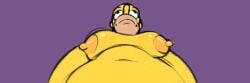 20th_century_studios accurate_art_style big_breasts breasts homar_simpleton homer_simpson male male_breasts male_only man_nipples nipples the_simpsons yellow_body yellow_skin