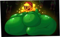 1girls anthro anthrofied ass belly belly_bulge breasts breasts fat female female_pred flora_fauna inflation lysterfox obese plant plant_girl plant_humanoid plantie plants_vs._zombies plants_vs_zombies popcap_games pred pussy subway_surfers sunflower_(pvz) weight_gain