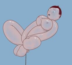 1girls 2d 2d_(artwork) 2d_artwork balloon balloon_fetish female female female_focus female_only floating in_air light_skin light_skinned_female pale_skin pale_skinned_female randomaustralian string