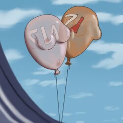 2d 2d_(artwork) 2d_artwork balloon balloon_fetish balloons bioware dark_skin light_skin mass_effect randomaustralian rule34 string strings video_game video_game_franchise video_games