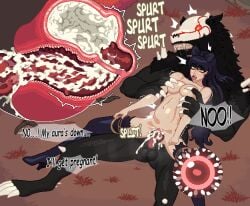 anthro anthro_on_human balls beowolf_(rwby) big_penis black_fur black_hair black_hair_female blackguard blake_belladonna bow breasts cum cum_in_pussy cum_in_uterus cum_inside duo erection fangs female female_on_anthro female_penetrated hair impregnation internal interspecies knot male male/female male_penetrating male_penetrating_female monster muscular muscular_male nipples nude nude_female open_mouth orgasm orgasm_face ovum penetration penis pleasure_face pussy rape rwby sex sperm_cell straight sweat teeth thick_thighs tongue tongue_out vaginal_penetration vaginal_sex vein veiny_penis yellow_eyes