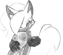 alternate_costume anthro big_breasts breasts canid canine canis clothed clothing digital_drawing_(artwork) digital_media_(artwork) female fur gloves hair handwear hi_res icydirtball idw_publishing looking_at_viewer mammal monochrome nipples sega shaded sketch solo sonic_(series) sonic_the_hedgehog_(comics) sonic_the_hedgehog_(idw) sonic_the_hedgehog_(series) swimwear translucent translucent_clothing whisper_the_wolf wolf