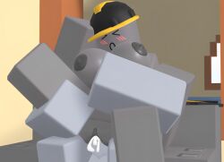 3d closed_eyes cum cum_in_pussy cum_inside grey_body hard_hat hat holding_onto_hat roblox roblox_avatar robloxian sex the_m1guy