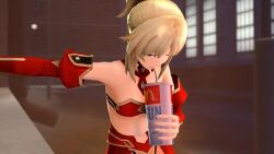 3d_animation animated blonde_hair drinking fart fart_cloud fart_fetish huge_fart hyper_fart loud_fart loud_sound mordred_(fate) revealing_clothes short_hair small_breasts soda soda_bottle sound stomach_ache stomach_growling stomach_gurgle stomach_gurgling stomach_noises tagme unexpected video