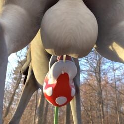 1boy 1other 3d animal_genitalia animal_penis animated blender blowjob canine fellatio mario_(series) piranha_plant shorter_than_10_seconds tagme video zoophilia