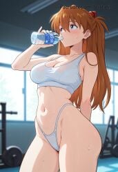 asuka langley sohryu from neon genesis evangelion by vortalis
