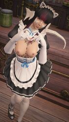 au ra from ffxiv by evisaii