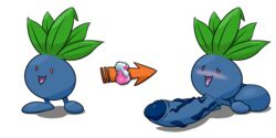 1boy big_penis big_testicles blue_penis blue_skin blush dryadslad erection feet flora_fauna half-closed_eyes huge_cock huge_testicles hyper hyper_penis hyper_testicles leaf male male_only nintendo oddish open_mouth penis penis_growth plant pokemon red_eyes shadow solo standing testicles tongue veins veiny_penis video_games wavy_mouth white_background