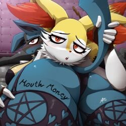 braixen from pokemon by mottita (artist)