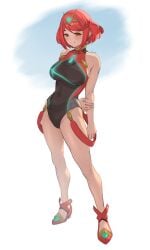pyra from xenoblade (series) by ibouki