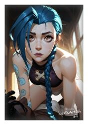 ekko (league of legends) from arcane by lexisart34