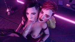 1boy 2girls 3d aurore_cassel bisexual bisexual_female biting_ear blowjob breasts breasts_out cinderdryadva cyberpunk_2077 ear_bite ear_licking fellatio female fondling fondling_breast fondling_breasts groping groping_breasts groping_from_behind kiss kiss_on_cheek lerico213 lesbian lesbian_gets_dicked lesbian_with_male light-skinned_female light-skinned_male light_skin male nipples oral oral_penetration oral_sex orientation_play penis pewposterous short_video shorter_than_30_seconds shorter_than_one_minute sound tagme threesome tits_out v_(cyberpunk_2077) valerie_(cyberpunk_2077) video