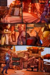 3d absurd_res ass balls big_ass big_breasts big_butt big_cock big_penis blizzard_entertainment blue-skinned_futa blue_body blue_skin breasts butt clothed clothed_futa clothing cock comic day dialogue duo english_text fur furry futanari green-skinned_futa green_body green_skin gynomorph hi_res huge_filesize intersex intersex/intersex introduction magniym orc orc_(warcraft) orc_futa outdoors penis testicles text thick_thighs thighs troll_(mythology) troll_(warcraft) troll_futa warcraft world_of_warcraft zalooni