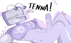 antennas big_nose big_penis buff deltarune deltarune_chapter_3 drool drooling no_nipples pecs penis tenna_(deltarune) tremble_spikes tv_head tv_screen wires