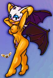 rouge the bat from sega by trishablehh