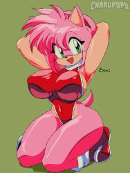 amy rose from sega by charupopu