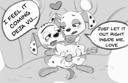 101_dalmatian_street 101_dalmatians 2023 absurd_res animal_genitals animal_penis animal_pussy announcing_orgasm balls blush blush_lines bodily_fluids bodily_fluids_in_pussy bottomless bottomless_female bottomless_male canid canine canine_genitals canine_penis canine_pussy canis clothed clothed_sex clothes clothing cock collar cub cub_on_cub cum_request dalmatian dalmatian_on_dalmatian deja_vu_(101_dalmatians) dialogue dick diesel_(101_dalmatians) disney dog_collar domestic_canine domestic_dog duo duo_focus english_dialogue english_text exhibitionism eye_contact eyebrows eyelashes eyeshadow female female_canine female_cub female_dog female_feral female_on_top female_penetrated feral feral_female feral_focus feral_male feral_on_feral feral_only feral_penetrated feral_penetrating feral_penetrating_feral footwear genital_fluids genitals half_naked half_naked_female half_naked_male half_nude half_nude_female half_nude_male heart_symbol hi_res high_resolution highres holding_both_legs holding_partner holding_partner's_leg imminent_orgasm insemination_request jewelry knotted_penis legs_spread legs_up lifting_partner looking_at_another looking_at_partner looking_pleasured love makeup male male/female male_canine male_cub male_dog male_feral male_on_female male_penetrating male_penetrating_female mammal monochrome narrowed_eyes necklace nervous on_bottom on_top open_mouth penetration penile penile_penetration penis penis_in_pussy penis_in_vagina playground pseudo_incest_(lore) puppy reverse_cowgirl_position romantic romantic_couple romantic_sex sandals seductive sex shoes speech_bubble spots spotted_body spotted_fur spread_legs spreading stealth_sex step-incest stepbrother stepbrother_and_stepsister stepsibling stepsister story straight straight_sex tail tail_wag tail_wagging tailwag teeth text the_giant_hamster unibrow vagina vaginal_fluids vaginal_penetration vaginal_sex vulva wagging_tail young young_female young_feral young_male