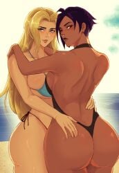 blonde blazer from dispatch (game) by nessaje