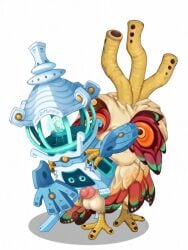 1boy1girl ai_assisted ai_generated ai_slop alternate_version_available arcorina arcorina_(major_form) grok male/female my_singing_monsters owlesque owlesque_(major_form) paironormal_carnival paironormals rosiedrawz tagme