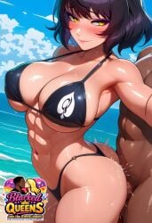 1boy 1girls 2d ai_generated anal_sex ass big_ass big_breasts blacked_queens blake_belladonna breasts cock_in_ass dick_in_ass erection female female_focus full_body large_penis patreon_username penis rwby sex smile straight sweat thick thick_thighs uncensored