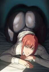 2d ai_generated ass ass_focus big_ass chainsaw_man curvy fat_ass makima_(chainsaw_man) thick_thighs voluptuous voriksan