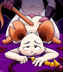 2026 3_toes 4_fingers absurd_res all_fours ambiguous_penetration anthro anthro_on_anthro anthro_penetrated anthro_penetrating anthro_penetrating_anthro armwear ass ass_up bat big_butt black_armwear black_clothing blush buckteeth claws clothing curling_toes doggy_style dominant dominant_anthro dominant_male duo erection eye_roll feet felino female female_penetrated finger_claws fingers from_behind_position front_view fur genitals hi_res holding_object holding_weapon interspecies looking_pleasured male male/female male_penetrating male_penetrating_female mammal mina_(mina_the_hollower) mina_the_hollower mostly_nude motion_lines mouse murid murine notched_ear nude orange_body orange_inner_ear penetration penis pink_claws pink_nose pink_penis rodent sex submissive submissive_anthro submissive_female tail tail_grab tail_pull tan_body tan_fur teeth thick_penis thorne_(mina_the_hollower) thrusting toes weapon whip white_body white_fur yacht_club_games