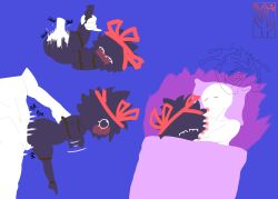 accessory ankle_grab anthro aquatic ass balls bed bedding blush bodily_fluids bondage bouncing_breasts bound bow_ribbon breasts closed_eyes cuddling digital_drawing_(artwork) digital_media_(artwork) dominant duo eager echinoderm echinozoan english_text female female_penetrated finger_fuck fingering from_behind_position furniture genital_fluids genitals hair_accessory hair_ribbon hairbow hanging_breasts hi_res human image_sequence kitamura_(splatoon) leg_grab lifting_partner looking_pleasured lying male male/female male_penetrating mammal manhandling muscular muscular_male nipples nude on_bed pain pained_expression penetration pillow pricklypastor_(artist) red_bow restraints ribbons rope rope_bondage rough_sex sea_urchin sex shortstack signature simple_background size_difference sleeping sleeping_together slightly_chubby spines submissive text vaginal_fluids vaginal_penetration vulva