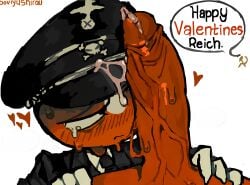 2boys big_penis blowjob countryhumans cumshot gay_sex male male_only size_difference soviet_union_(countryhumans) soviyushirou third_reich_(countryhumans)