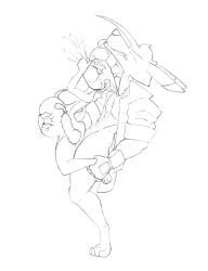 absurd_res activision anal anal_knotting anal_sex anthro bodily_fluids bottomless breasts canid canine canis chaoshetra clothed clothing coughing_cum coyote crash_(series) cum cum_from_nose cum_in_nose cum_inside cumflated_belly cyote duo featureless_breasts female genital_fluids hand_on_mouth hi_res inflation internal internal_anal jacket jacket_only knotting male male/female mammal penetration pirate_tawna squeezing_belly tongue tongue_out topwear topwear_only