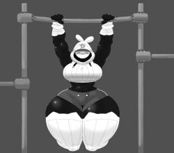 1girls breasts dreamchy_(mr_dreamcatch_er) female female_only mrdreamcatch_er muscular muscular_female oc original_character tagme thighhighs thighs working_out