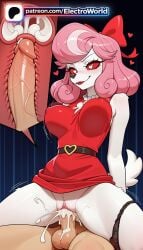 1boy 1girls 2026 ai_generated artist_name belt bow breasts bust chest clitoral_hood cock cowgirl_position cross_section cum cum_in_pussy dick ejaculation electroworld exposed_pussy female fucking heart helluva_boss hi_res high_quality high_resolution highres intercourse internal_cumshot juicy_pussy legs_apart legs_spread love_making motion_lines open_legs overflow patreon patreon_username penetration penis pussy red_eyes sex sexual_intercourse smile solo_focus splayed_legs spread_legs stable_diffusion straddling straight testicles tight_pussy uncensored uterus vagina vaginal_penetration vikki_(helluva_boss) watermark