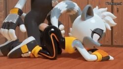 3d 3d_animation ai_generated anal animated clothed_sex doggy_style from_behind from_behind_position sex side_view sonic_(series) tangle_the_lemur