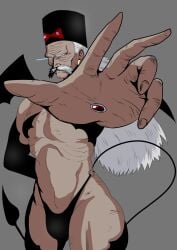 dr_gero dragon_ball dragon_ball_z hat long_hair male old_male tagme thong white_hair