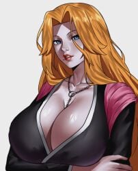 1girls bleach blue_eyes hi_res high_resolution highres matsumoto_rangiku very_high_resolution zinfian