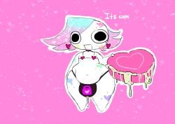 1boy bikini_top boy chubby chubby_belly chubby_male cum food_creature heart-shaped_box heart_bikini holding_object huge_bulge hyper_bulge lock_bulge lock_symbol male male_only nulge null null_bulge object oc original_character short_male sprinkles tagme thick_legs thick_thighs twitter valentine's_day valentines_day weird_cum yobaba yobaba_(yobaba)