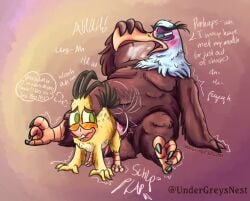 accipitrid accipitriform age_difference air_puff anal anal_sex angry_birds anthro avian balls balls_on_ground beak belly big_balls big_belly big_penis bird bite biting_lip biting_own_lip black_body black_feathers blush bodily_fluids brown_body brown_feathers chuck_(angry_birds) claws colored curling_talons curling_toes dated dialogue doggy_style dripping duo eagle english_text excited feather_hands feathers feet fluffy_balls from_behind_position genital_fluids genitals gradient_background half-closed_eyes hand_on_beak head_feathers looking_at_another looking_at_partner looking_back looking_pleasured male male/male mighty_eagle moobs motion_lines multicolored_body multicolored_feathers narrowed_eyes obese obese_anthro older_male onomatopoeia open_beak open_mouth orange_beak overweight overweight_anthro overweight_male penetration penis power_bottom precum precum_drip precum_on_penis precum_string propped_up rovio_entertainment sega self_bite sex shaded signature simple_background sitting sitting_on_ground size_difference slim small_dom_big_sub sound_effects tail tail_feathers talons tapering_penis text the_angry_birds_movie thick_thighs thought_bubble tired toe_claws toes toony toony_eyes undergreysnest watermark white_body white_feathers winged_arms wings yellow_body yellow_feathers younger_male