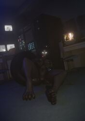 andromorph anthro canid canine female hi_res intersex mammal scp-1471-a scp-1471-a_(da.nilkaz) scp_foundation sejoo solo