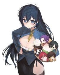 beautiful beauty_figure big_breasts blue_lock chinese_clothes chinese_dress curvy curvy_figure cute cute_face cute_female female_focus frabilovelove isagi_yoichi rule_63 wide_hips wide_thighs