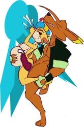 absurd_res activision anal anal_knotting anal_sex anthro bodily_fluids bottomless breasts canid canine canis chaoshetra clothed clothing coughing_cum coyote crash_(series) cum cum_from_nose cum_in_nose cum_inside cumflated_belly cyote duo featureless_breasts female genital_fluids hand_on_mouth hi_res inflation internal internal_anal jacket jacket_only knotting male male/female mammal penetration pirate_tawna sketch squeezing_belly tongue tongue_out topwear topwear_only