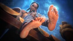 african african_female barefoot black_girl black_woman countershade_feet dark-skinned_female dark_skin feet female foot_fetish foot_focus footwear_removed hazel_flood highlighted_soles piercings shoe_removed soles soles_fetish south_of_midnight steaming_feet stinky_feet sweaty_feet switchlaid toes two-tone_feet