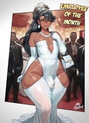 1femboy 2026 ai_generated androgynous big_penis black_hair blush bulge bulge_through_clothing bulge_under_clothes casual casual_exposure casual_nudity child_bearing_hips dark-skinned_male dark_skin dark_skinned_femboy dress earrings embarrassed embarrassed_femboy female femboy flaccid flaccid_penis gay girly handbag horny horny_femboy horny_male huge_cock imminent_sex male mrsadbat multiple_boys multiple_girls musk musk_clouds necklace oc original original_character sissy small_balls small_penis sweat sweatdrop sweating sweaty text thick_thighs thunder_thighs tight_clothing tight_dress yellow_eyes