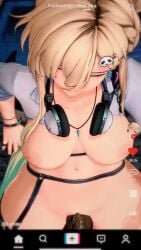 1boy 1girls 3d animated big_penis blonde_female blonde_hair cum_in_pussy cum_inside dark-skinned_male dark_skin female_penetrated gyaru hair imsayaa34 interracial interracial_sex light-skinned_female light_skin looking_at_viewer lynae_(wuthering_waves) male_penetrating male_penetrating_female male_pov penetration pov pov_male sex standing standing_missionary standing_sex tagme vaginal_penetration video wuthering_waves