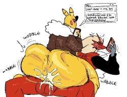 ampharos big_ass blaziken melandoodle pokemon pokemon_(species) riding_cock texting_during_sex wobbling_ass