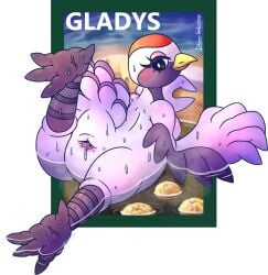 3_toes 4_toes absurd_res alpha_channel animal_crossing animal_genitalia anisodactyl anthro anthrofied ass avian avian_butt avian_feet bathing beak belly biped bird black_body black_feathers black_feet bodily_fluids claws cloaca cloaca_juice curvy_figure feather_hands feathered_wings feathers feet female female_anthro flat_chested genital_fluids genitals gladys_(animal_crossing) grey_body grey_feathers half-closed_eyes hi_res multicolored_body multicolored_feathers multicolored_skin narrowed_eyes nintendo nude ostrich outside patohoro presenting presenting_cloaca ratite red_body red_feathers snow solo sunset tail tail_feathers talons toe_claws toes tuft two_tone_body two_tone_skin wet white_body white_feathers wings yellow_beak yellow_body yuzu_(fruit) yuzu_bath